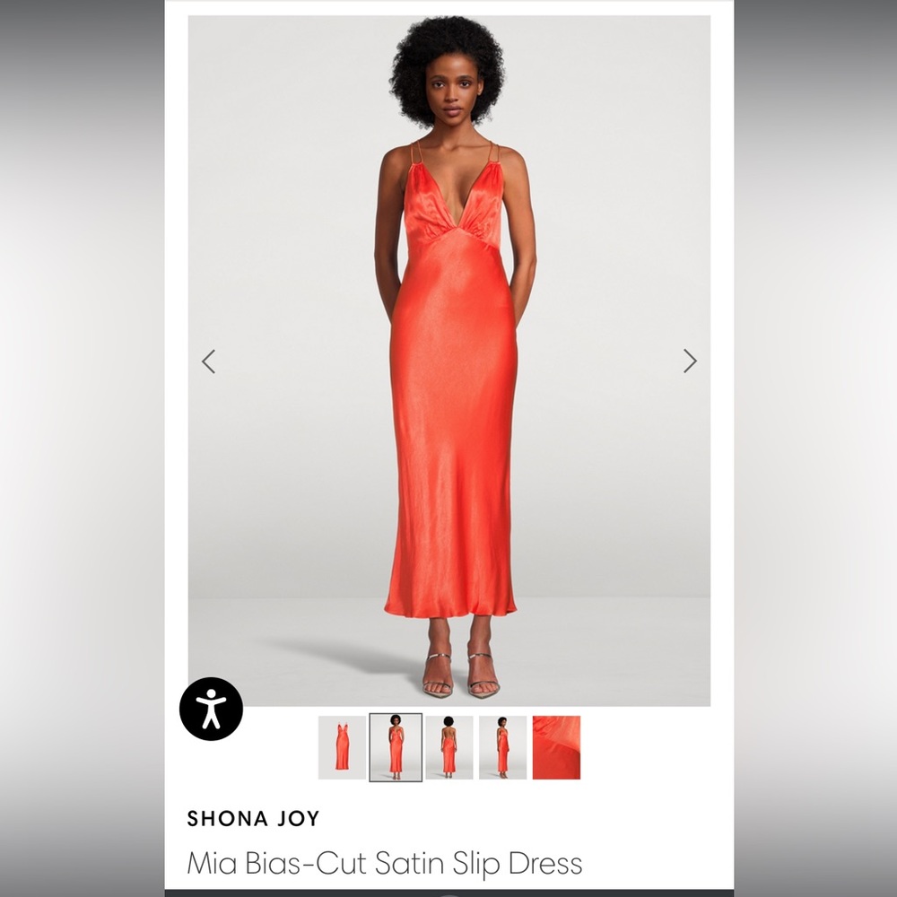 Shona Joy mia bias cut slip dress size 8